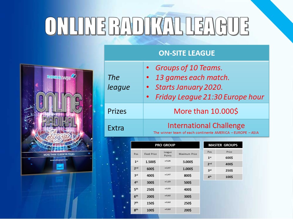 Online RadikalDarts League