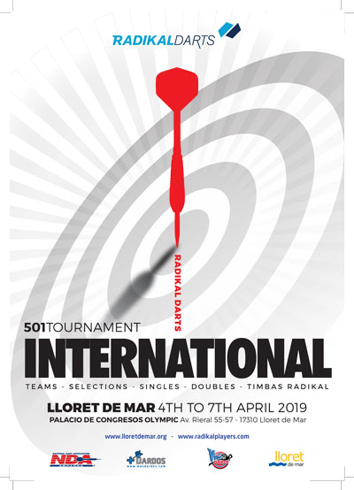 Radikal Darts International Championship from April 4 to 7 in Lloret de Mar.