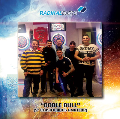 Equipo Doble Bull, 5º Clasificados de la Liga Online de Dardos RadikalDarts Amateur 2018-2019