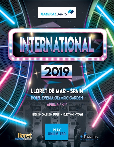 International Darts Tournament  RadikalDarts 2019 Lloret de Mar. PlayUnlimited