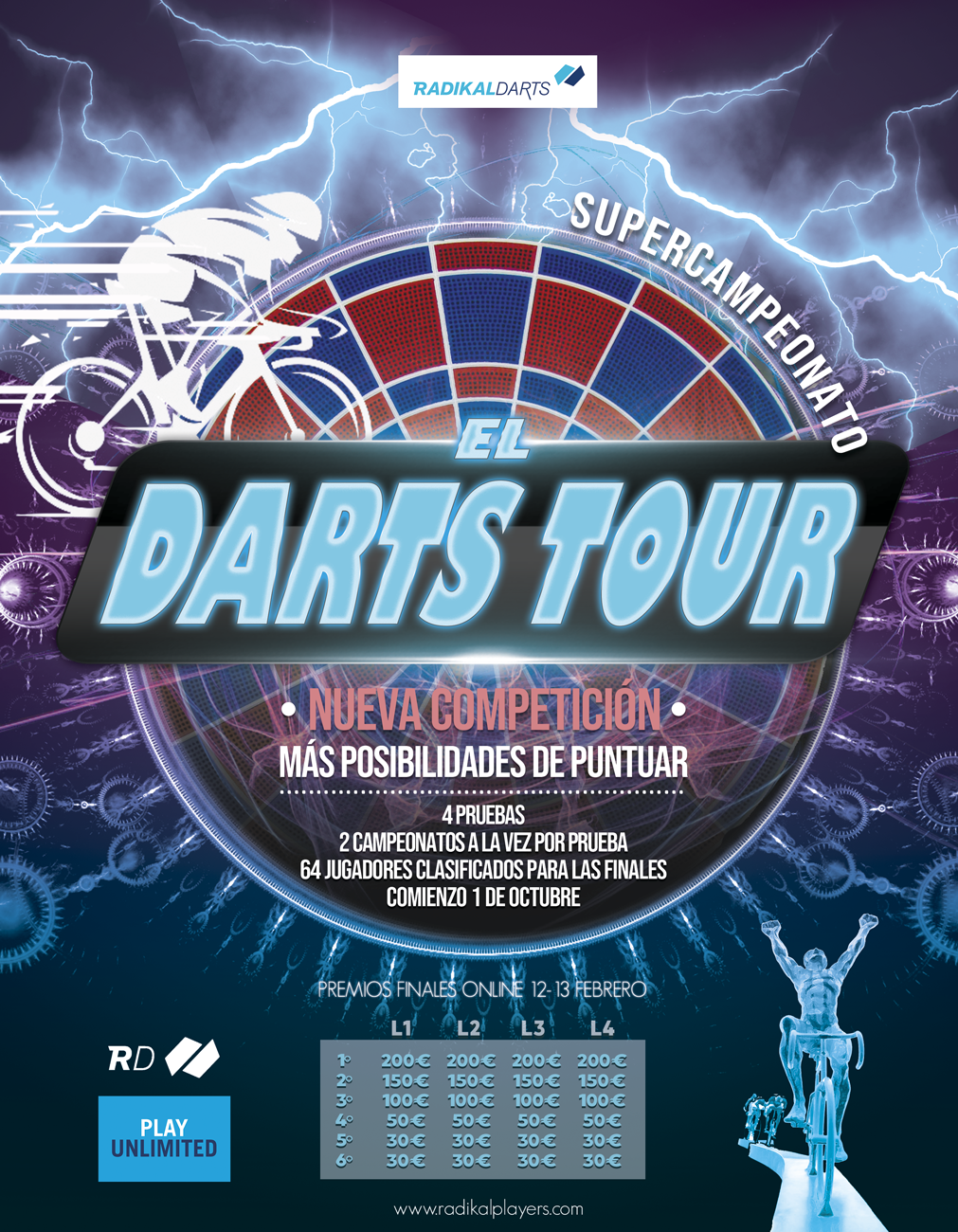 Super Campeonato de dardos Radikal Darts