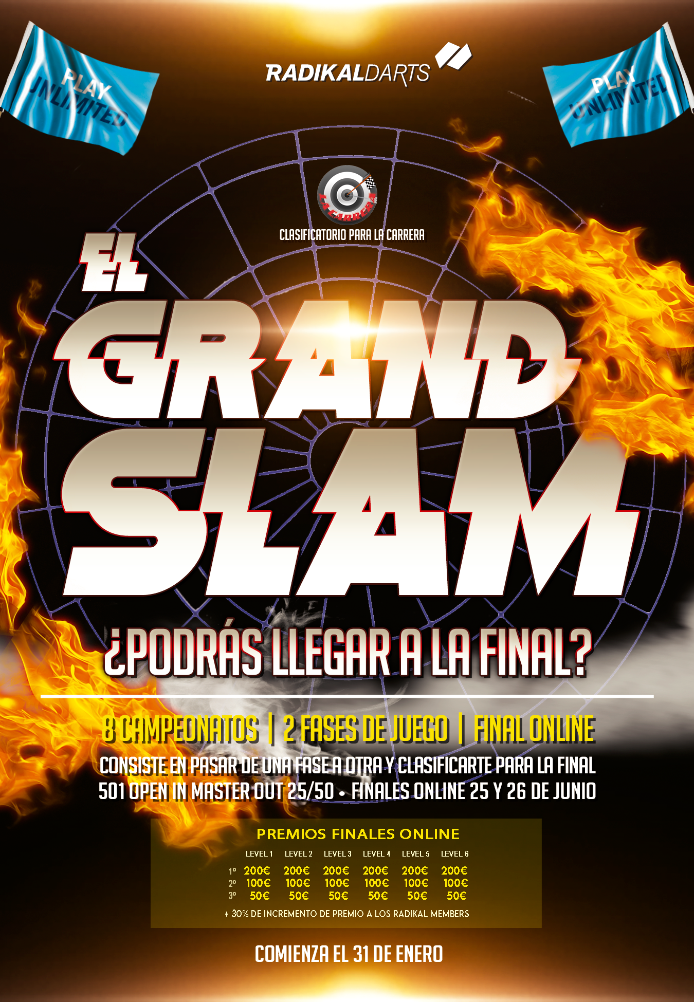 Campeonato de dardos Grand Slam Radikal Darts